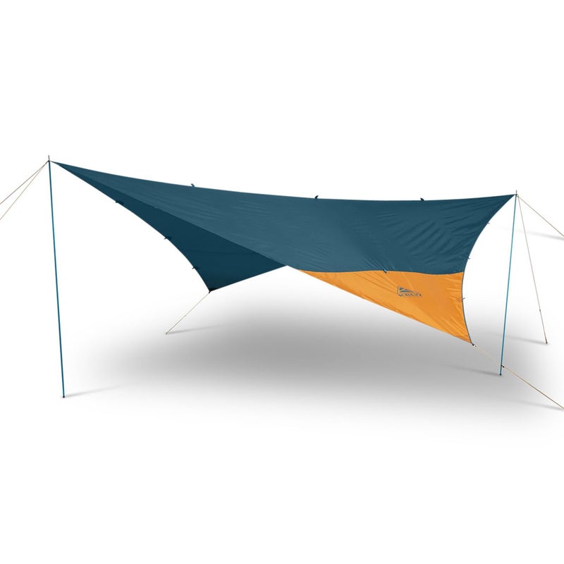 Kelty Noahâ€™s Tarp Sun Shelter and Multi-Use Awning Rainfly, Portable Canopy UV Protection, Waterproof + Durable, 3 Sizes for Customized Pitch (16ft) - Image 1